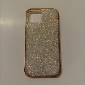CASE MATE Glitter Phone 14 plus Case - Gold